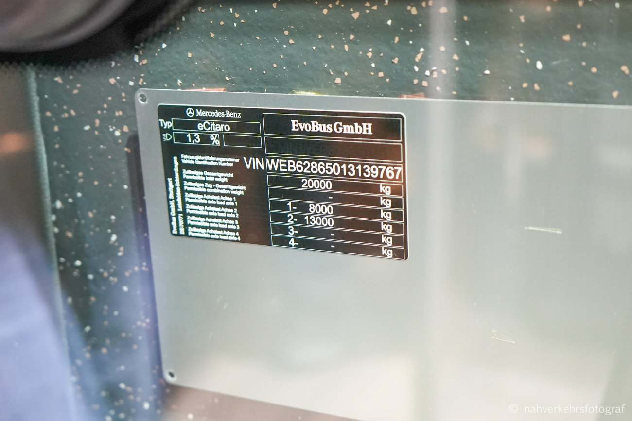 Mannheim, Mercedes-Benz eCitaro FuelCell # o Zul.; Brussels — Busworld Bruxelles 2023