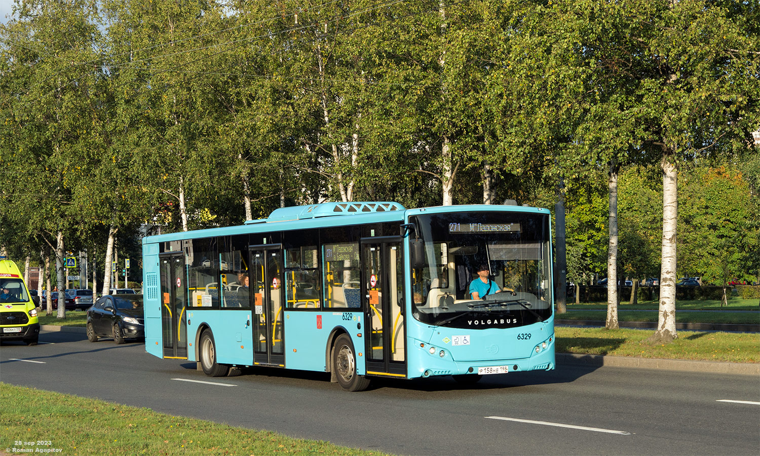 Saint Petersburg, Volgabus-5270.G4 (LNG) # 6329