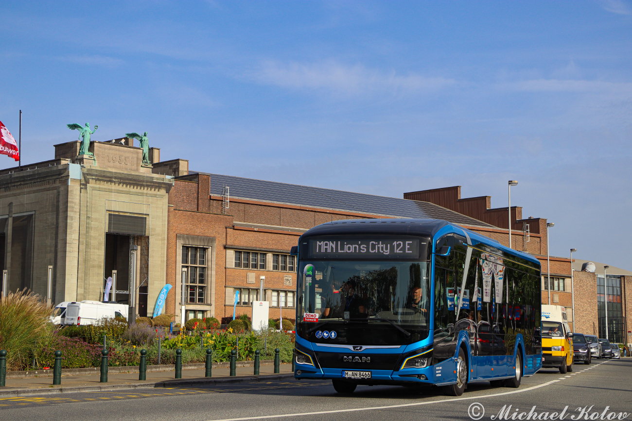 Munich, MAN 12E Lion's City NL367 # M-AN 8466; Brussels — Busworld Bruxelles 2023