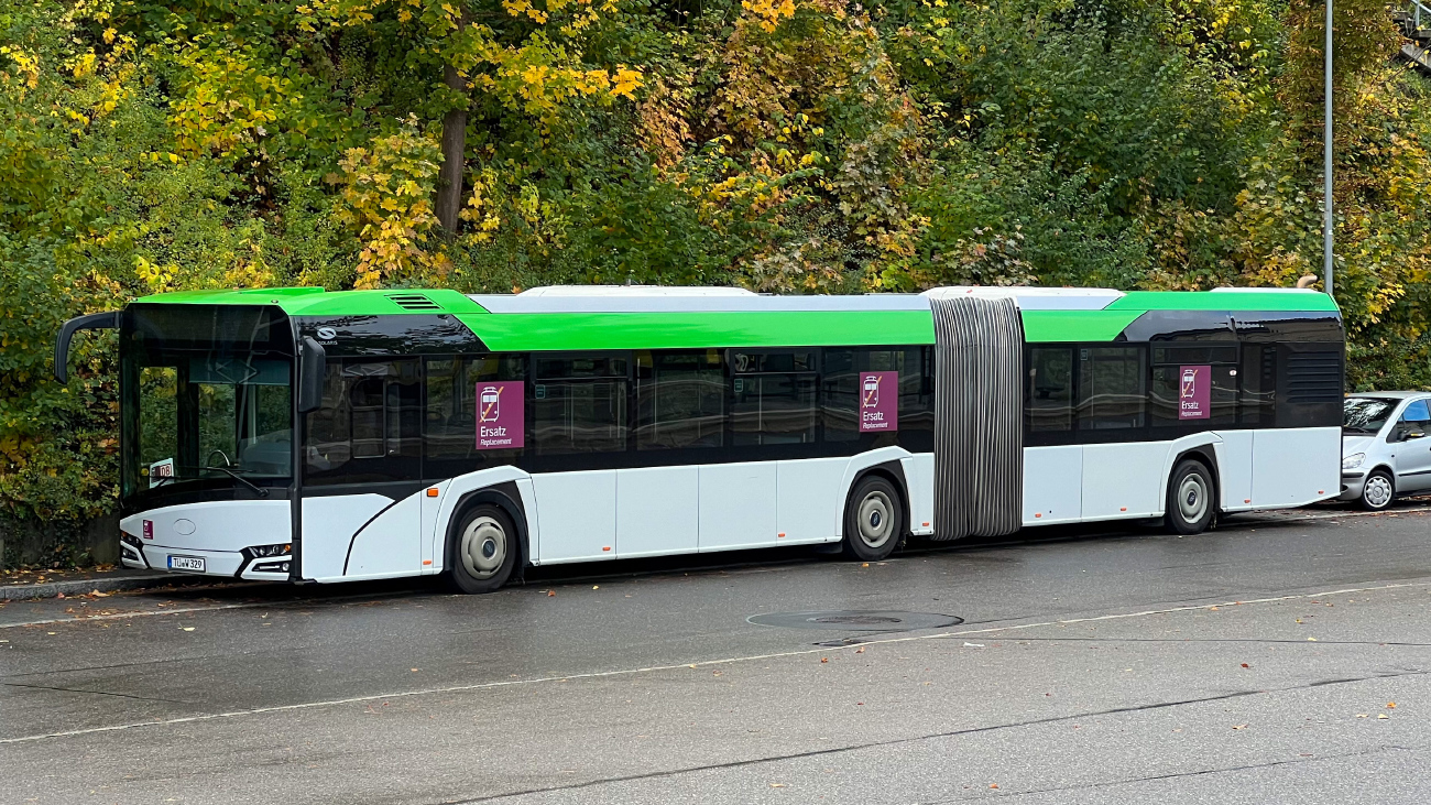 Тюбинген, Solaris Urbino IV 18 № TÜ-W 329; Бёблинген — SEV (Stuttgart -) Böblingen — Singen (Gäubahn)