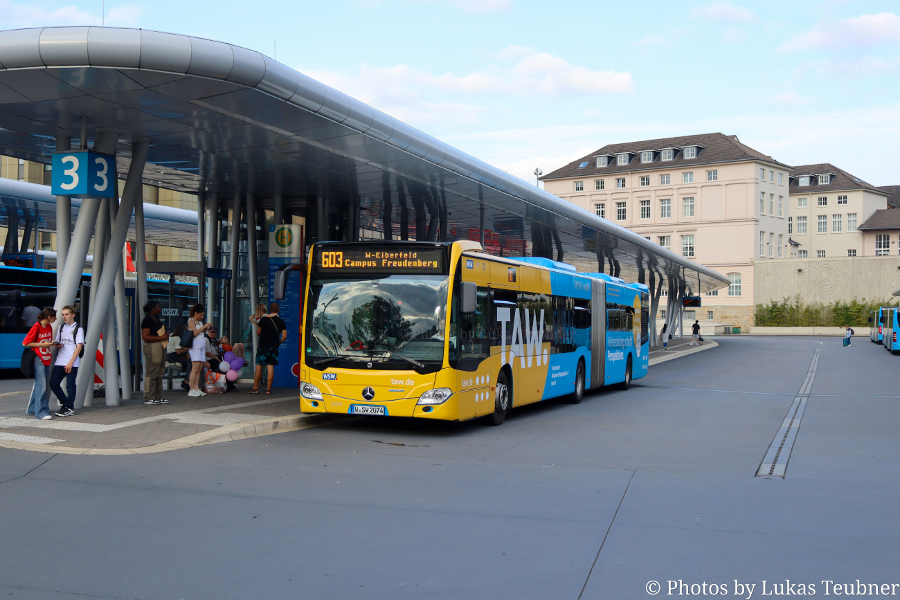 Wuppertal, Mercedes-Benz Citaro C2 G # 2074