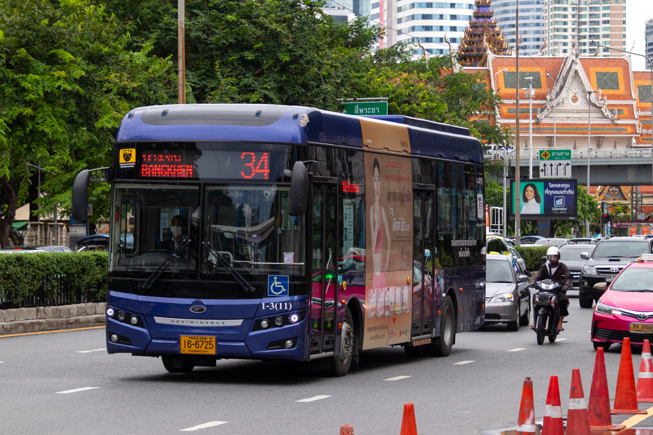 Bangkok, Nex-Minebus XML6115JEV № 1-3(11)