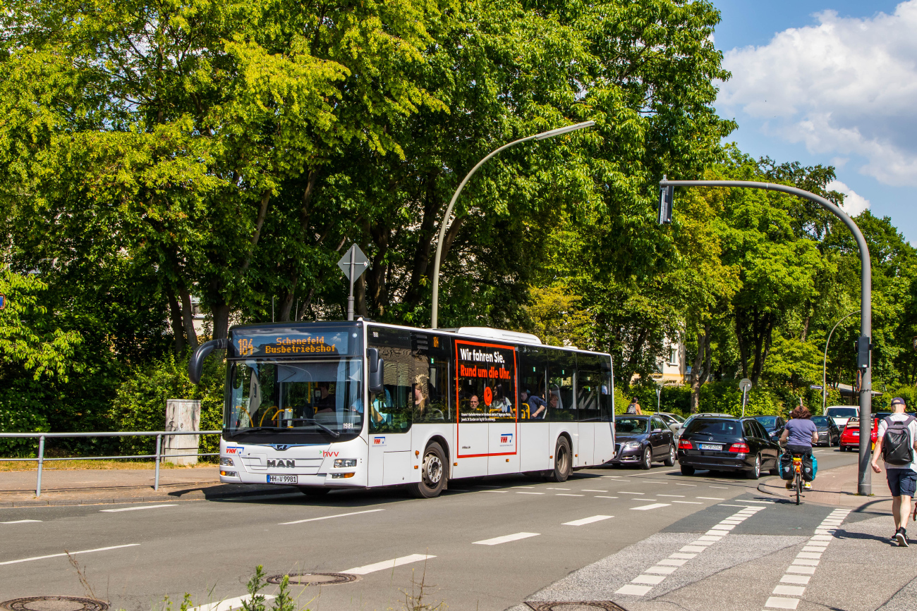 Hamburg, MAN A21 Lion's City NL283 # 1981