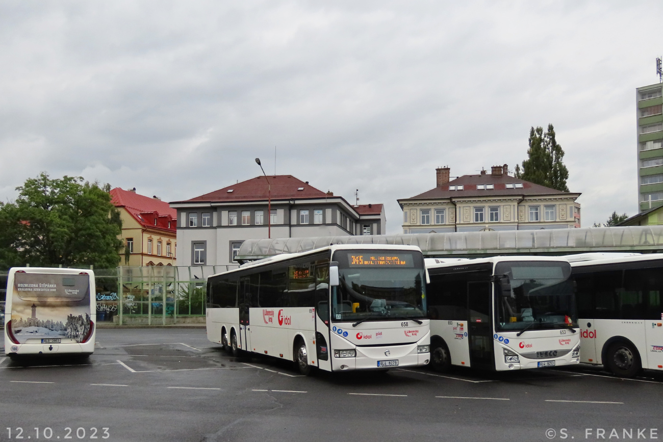Liberec, Irisbus Arway 15M # 658; Liberec, IVECO Crossway LE Line 12M # 653