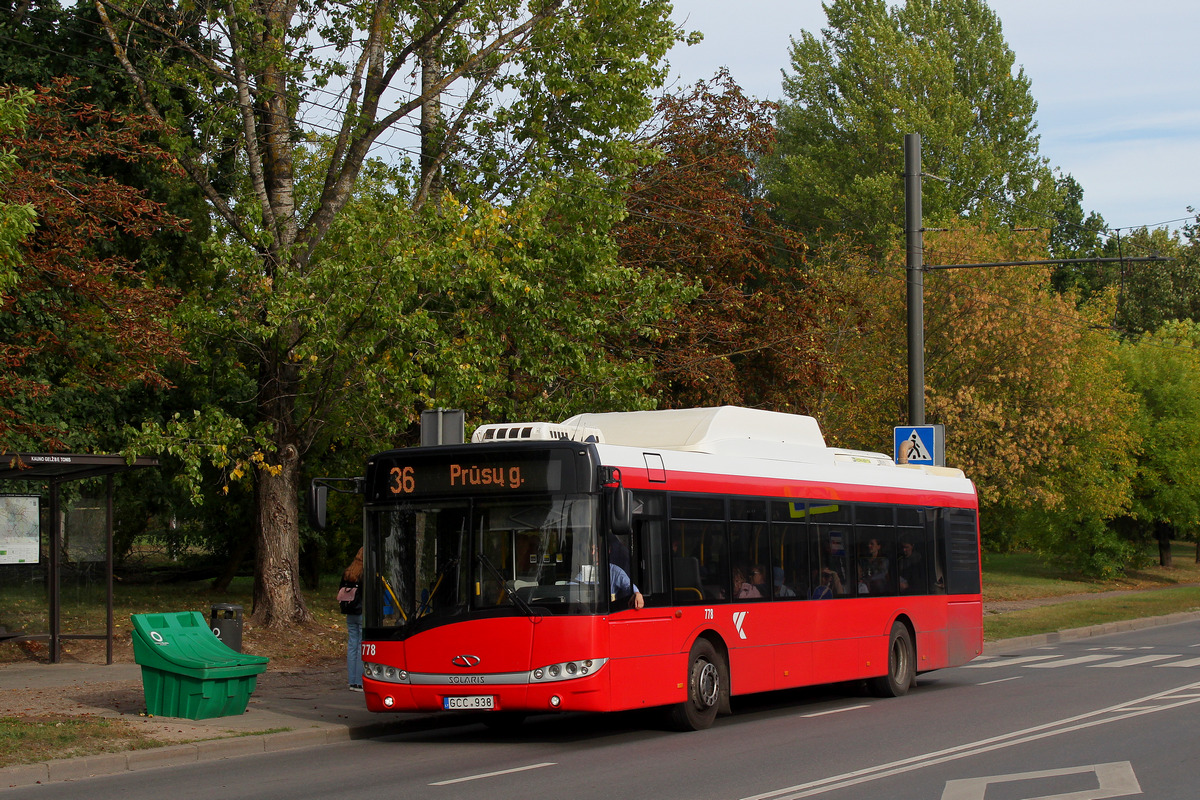 Kaunas, Solaris Urbino III 12 CNG № 778