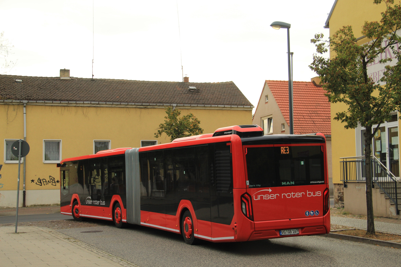 Greifswald, MAN 18C Lion's City NG360 EfficientHybrid # VG-GB 167