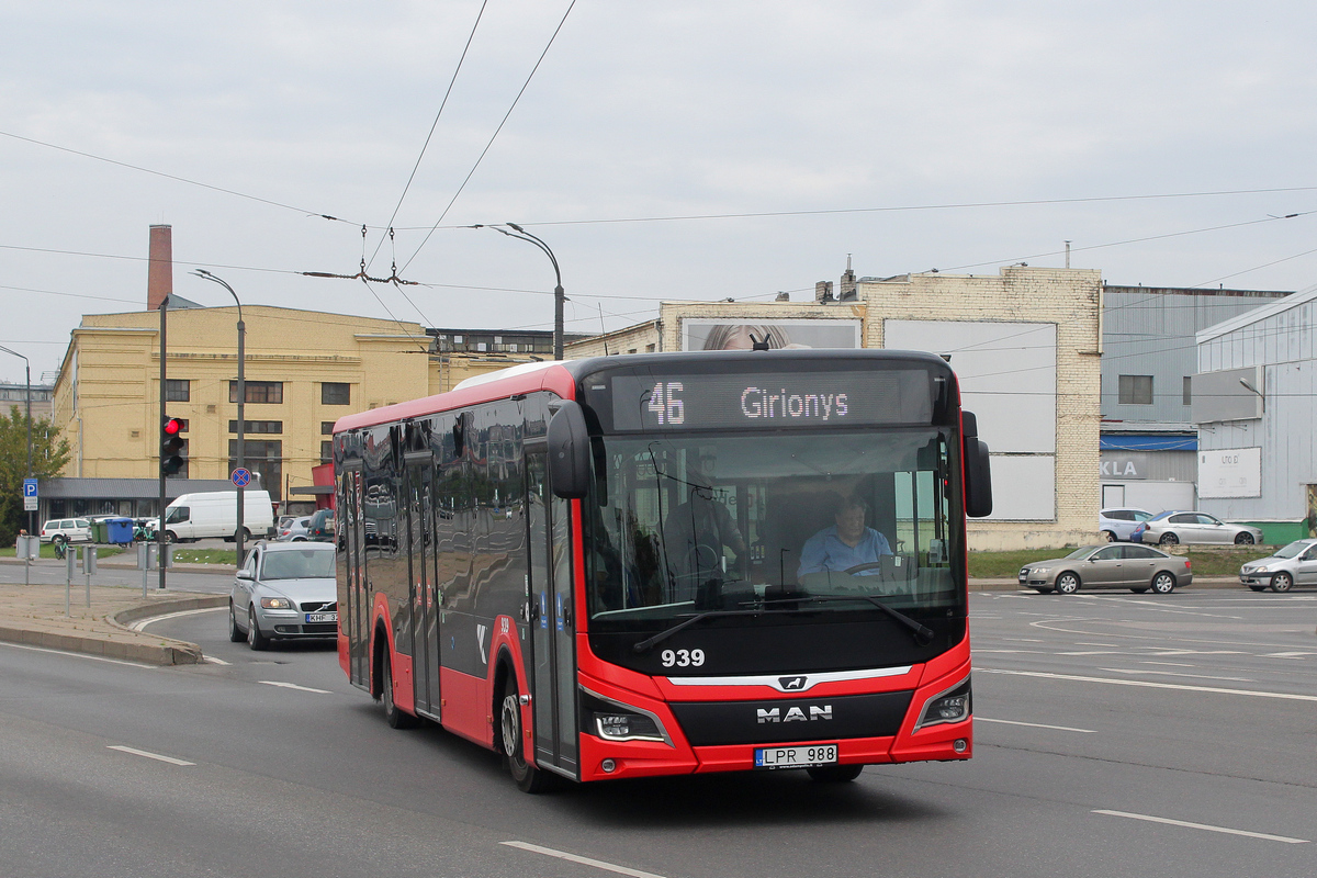 Kaunas, MAN 12C Lion's City NL330 EfficientHybrid # 939