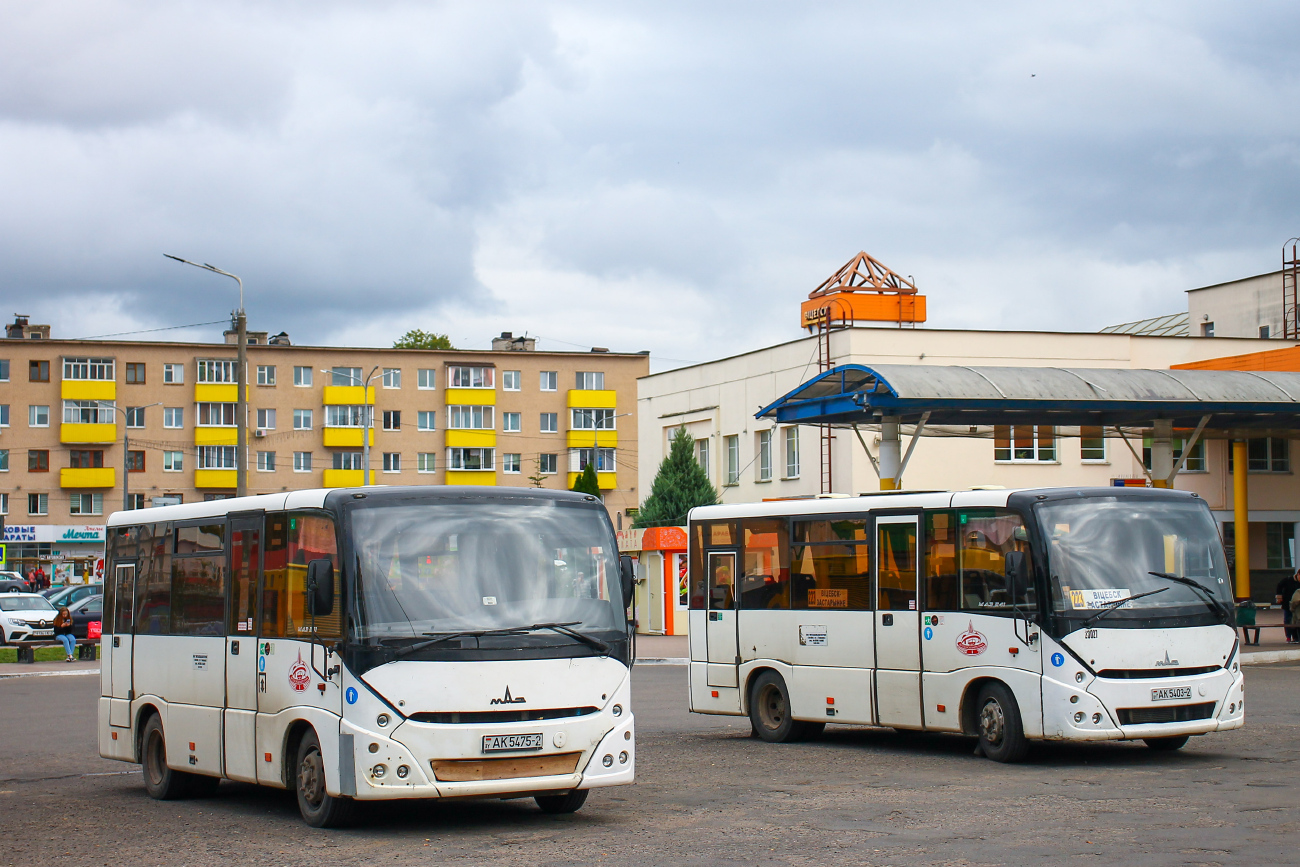 Vitebsk, MAZ-241.000 # 023043; Vitebsk, MAZ-241.000 # 023027