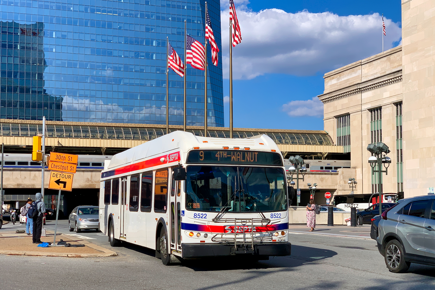 Philadelphia, New Flyer DE40LFR No. 8522