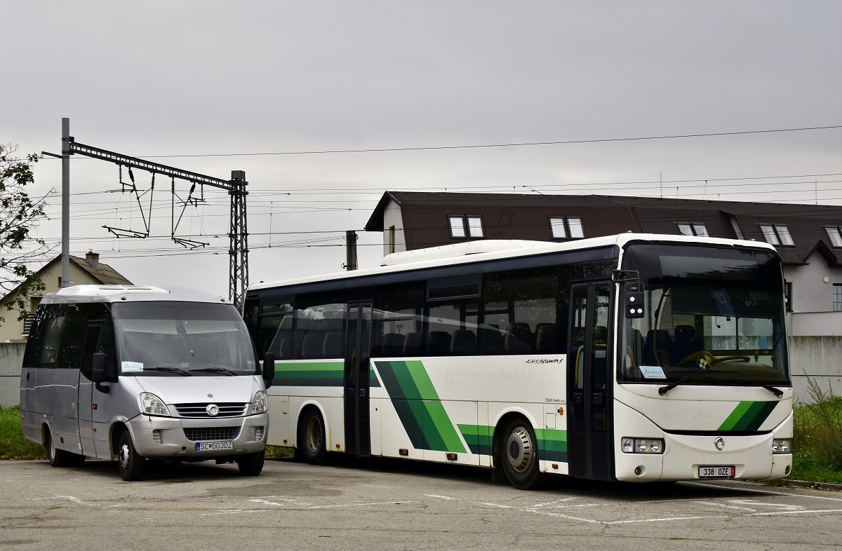 Senec, Indcar Wing № SC-003DZ; Ilava, Irisbus Crossway 12M № 338 0ZE