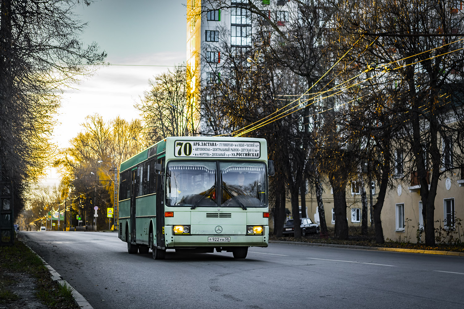 Penza, Mercedes-Benz O405 # Р 922 УН 58