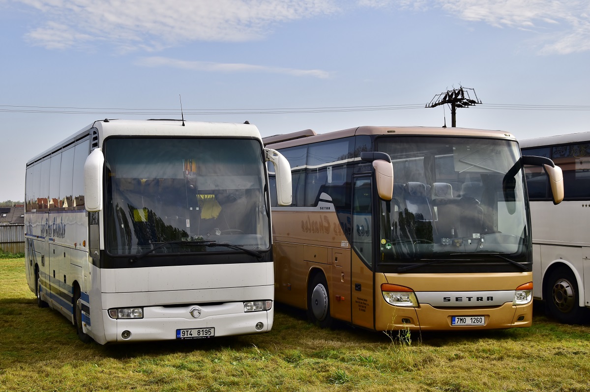 Karviná, Irisbus Iliade RTX # 9T4 8195; Přerov, Setra S415GT-HD # 7M0 1260
