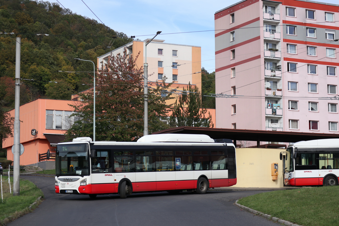 Ústí nad Labem, IVECO Urbanway 12M CNG # 77