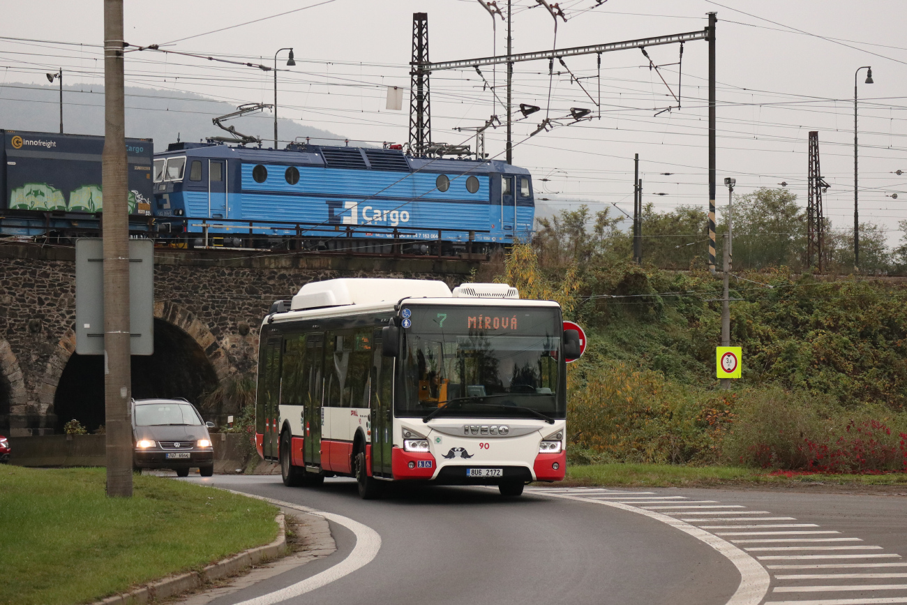 Ústí nad Labem, IVECO Urbanway 12M CNG Nr. 90