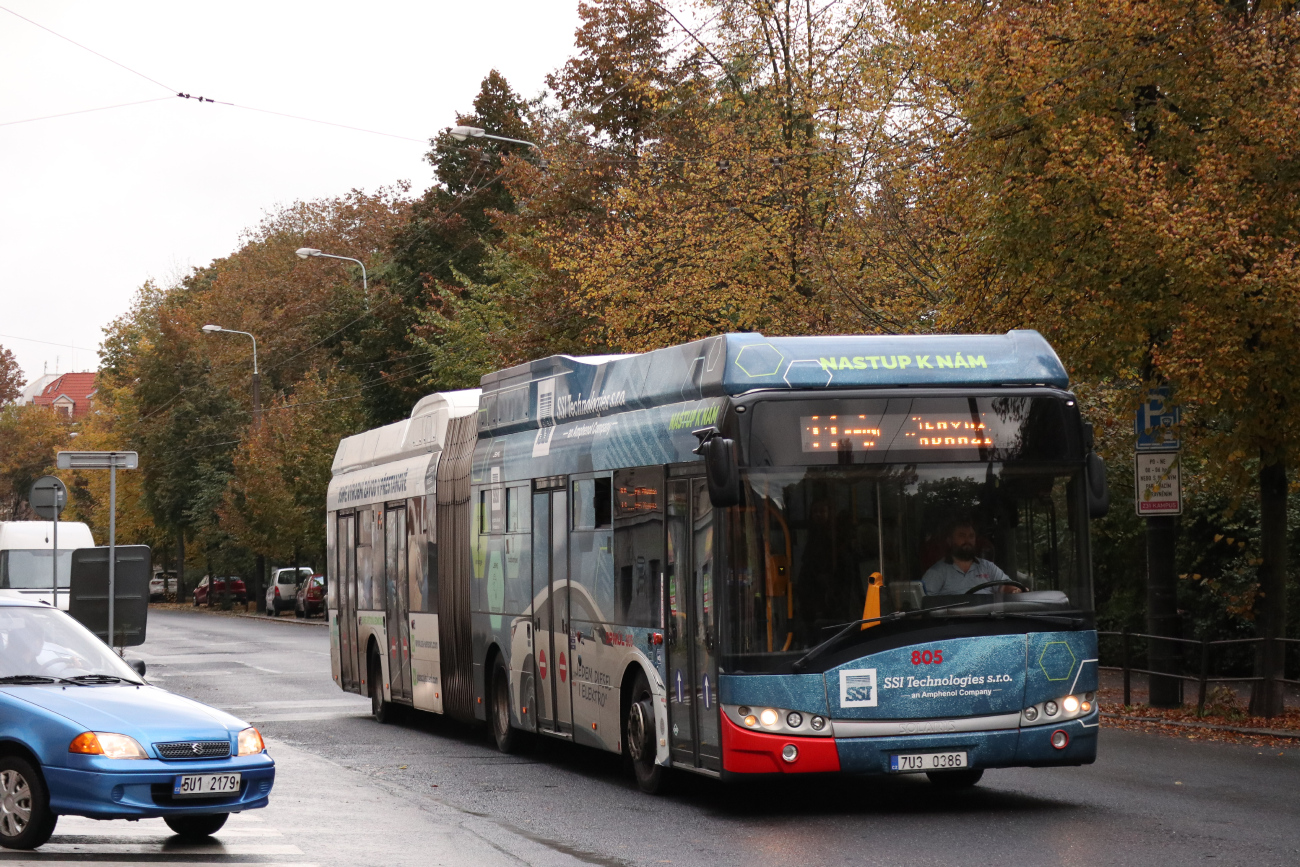 Ústí nad Labem, Solaris Urbino III 18 CNG # 805