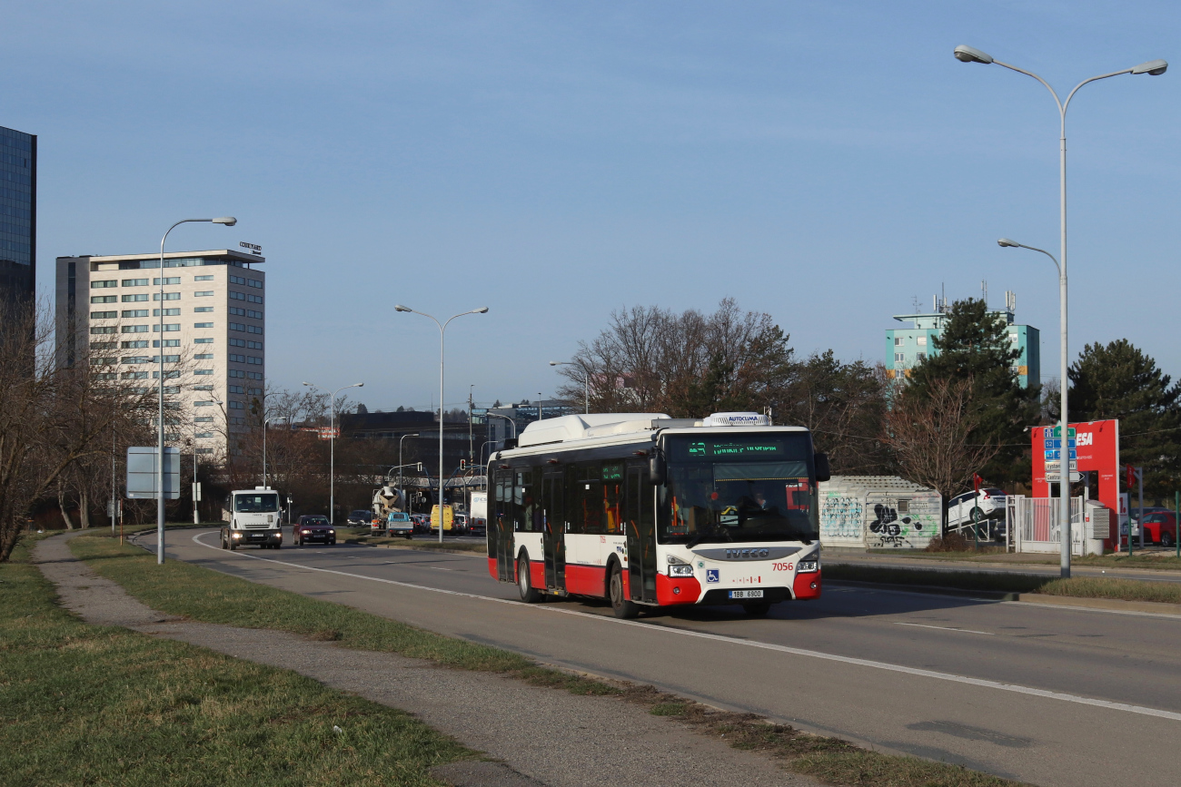 Brno, IVECO Urbanway 12M CNG # 7056