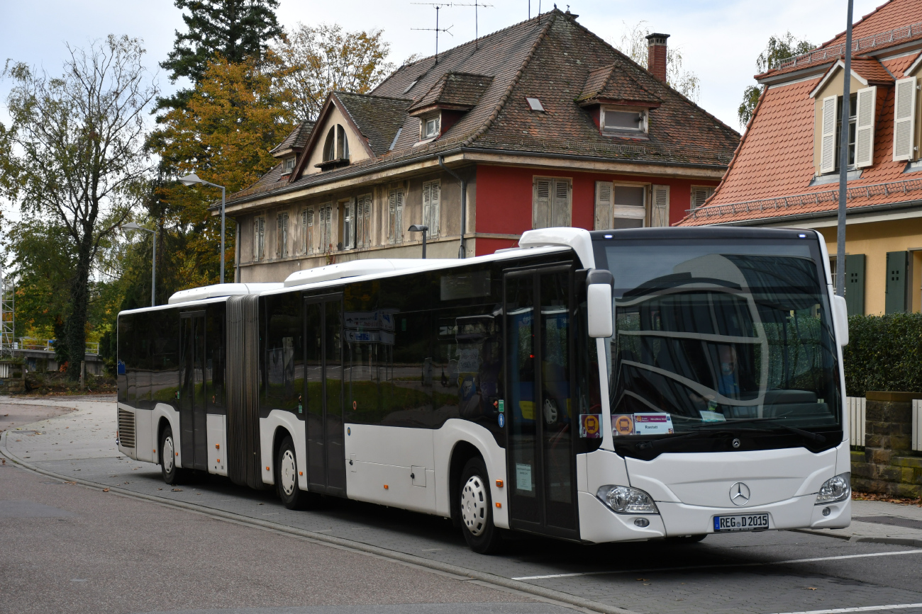 Regen, Mercedes-Benz Citaro C2 GÜ # REG-D 2015; Freiburg im Breisgau — SEV Rheintalbahn