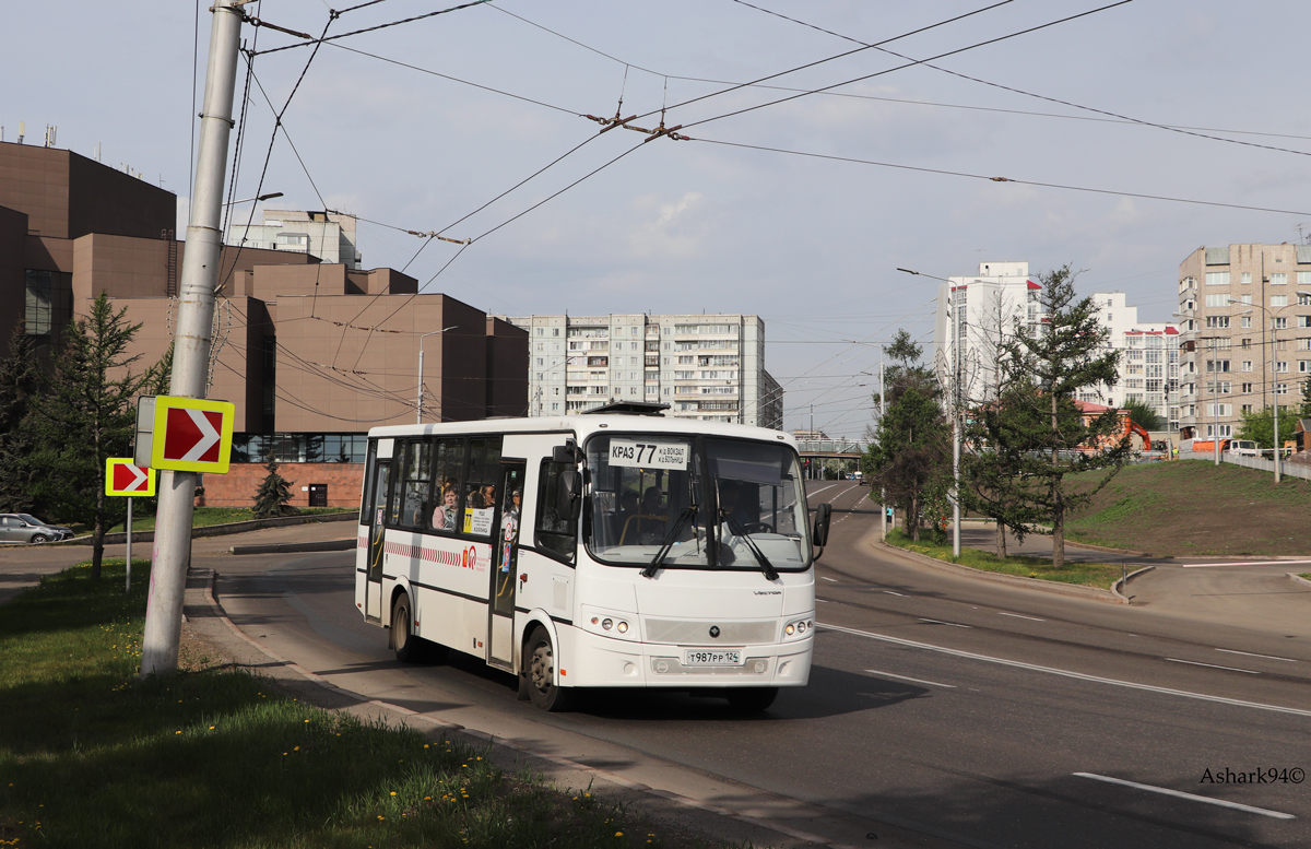 Krasnoyarsk, ПАЗ-320412-04 (CP, CS) "Вектор" # Т 987 РР 124