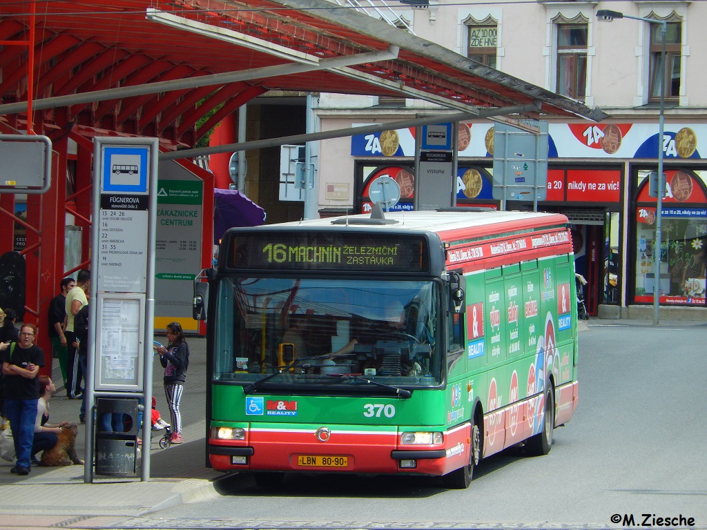 Liberec, Karosa Citybus 12M.2071 (Irisbus) # 370