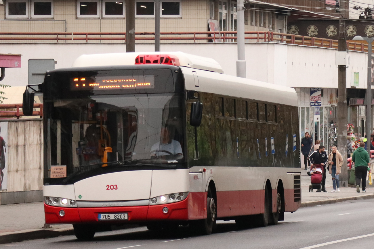 Ústí nad Labem, Solaris Urbino III 15 LE CNG №: 203