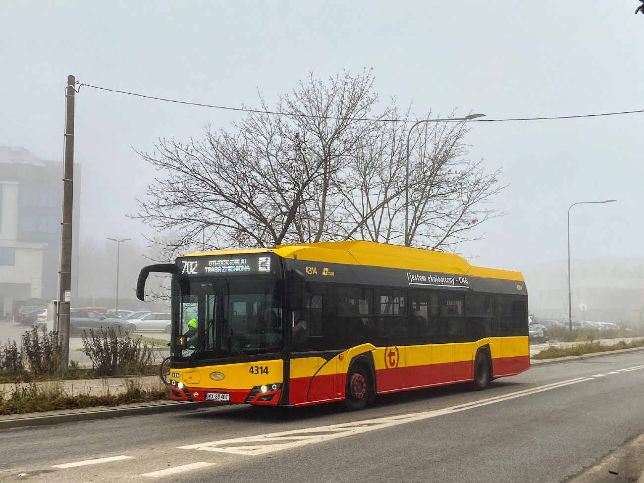 Warsaw, Solaris Urbino IV 12 CNG nr. 4314