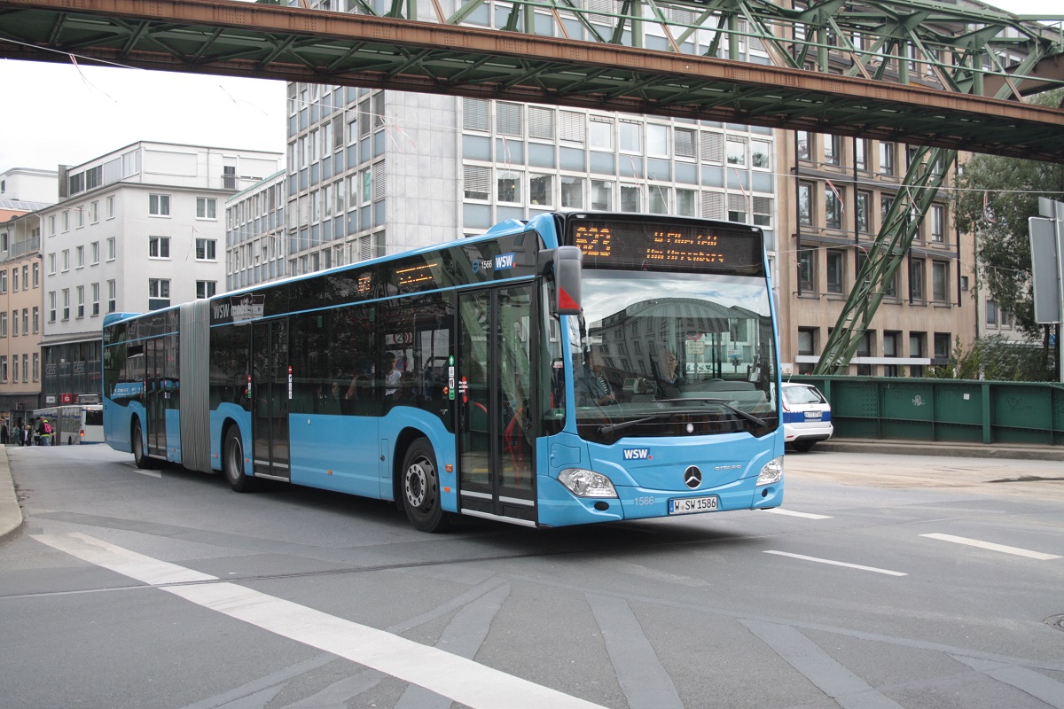 Wuppertal, Mercedes-Benz Citaro C2 G # 1566