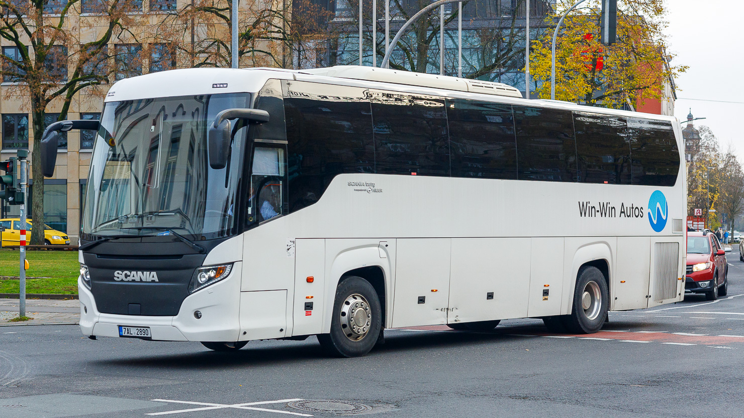 Prague, Scania Touring HD (Higer A80T) № 7AL 2890