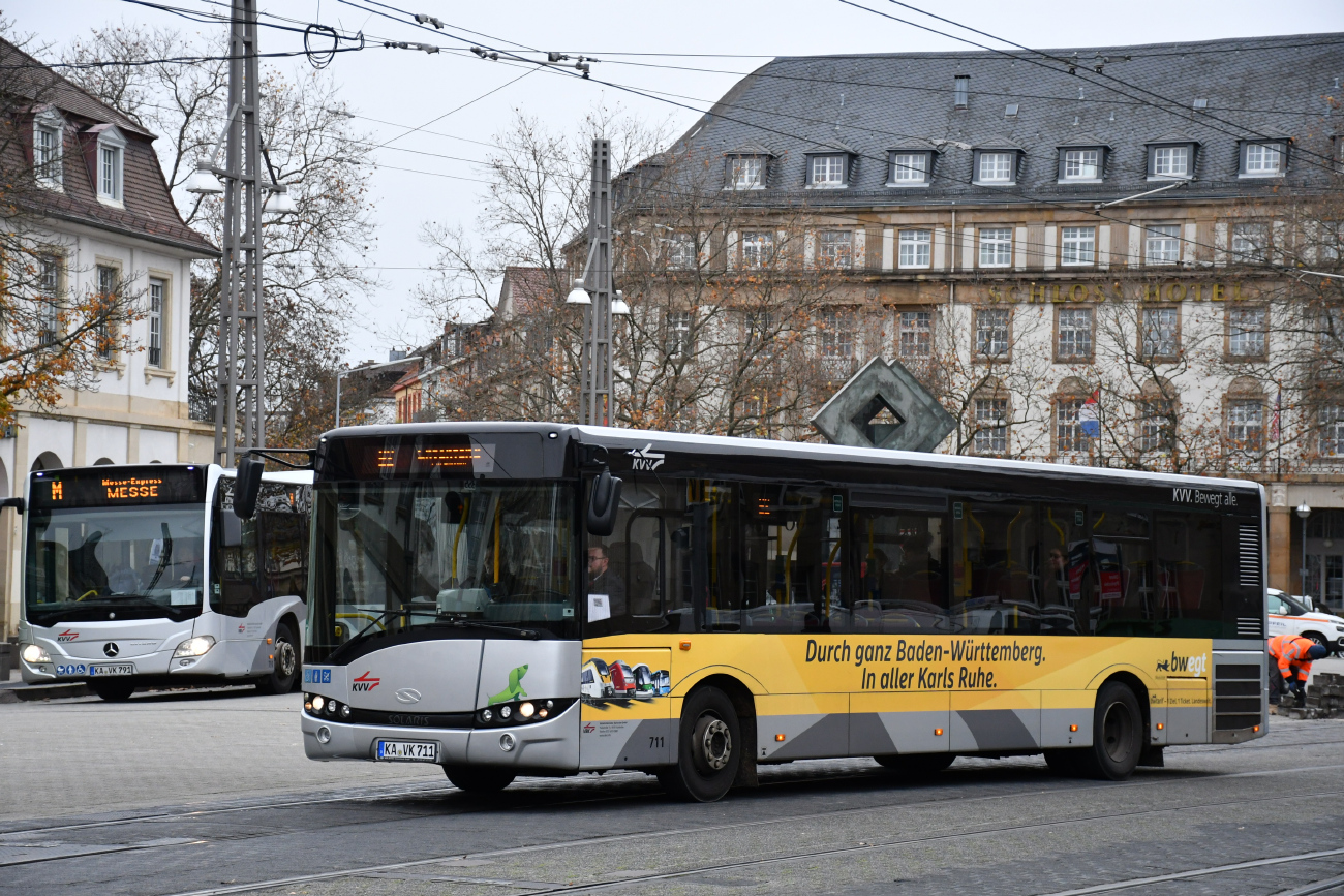 Karlsruhe, Solaris Urbino III 10,9 LE (Karlsruhe) # 711