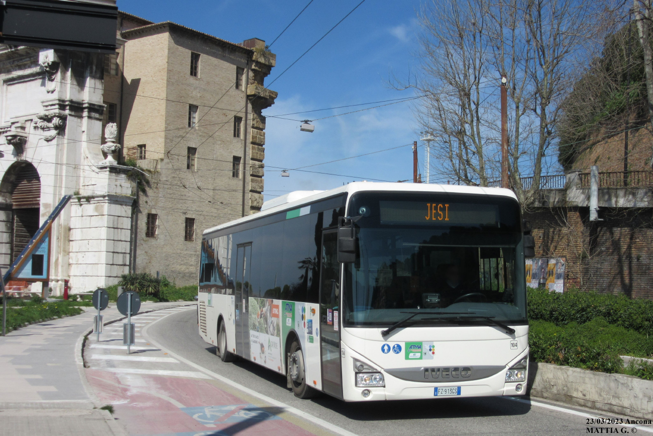 Ancona, IVECO Crossway LE Line 12M № 104