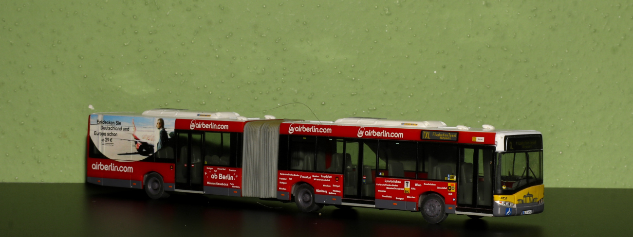 Berlin, Solaris Urbino III 18 No. 4157; Bus models