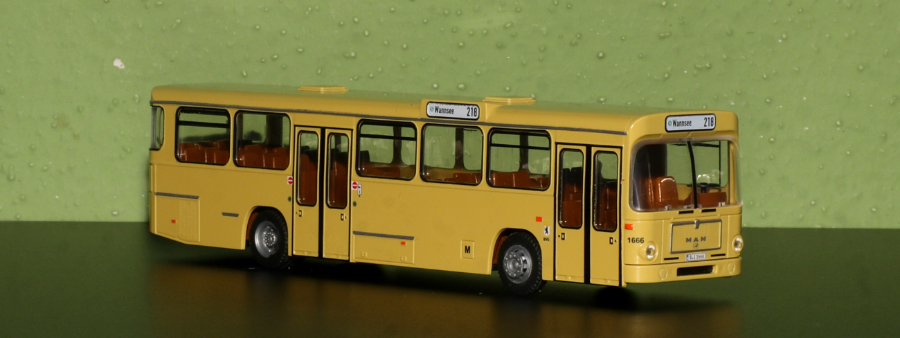 Berlin, MAN SL200 Methanol (BVG) # 1666; Bus models
