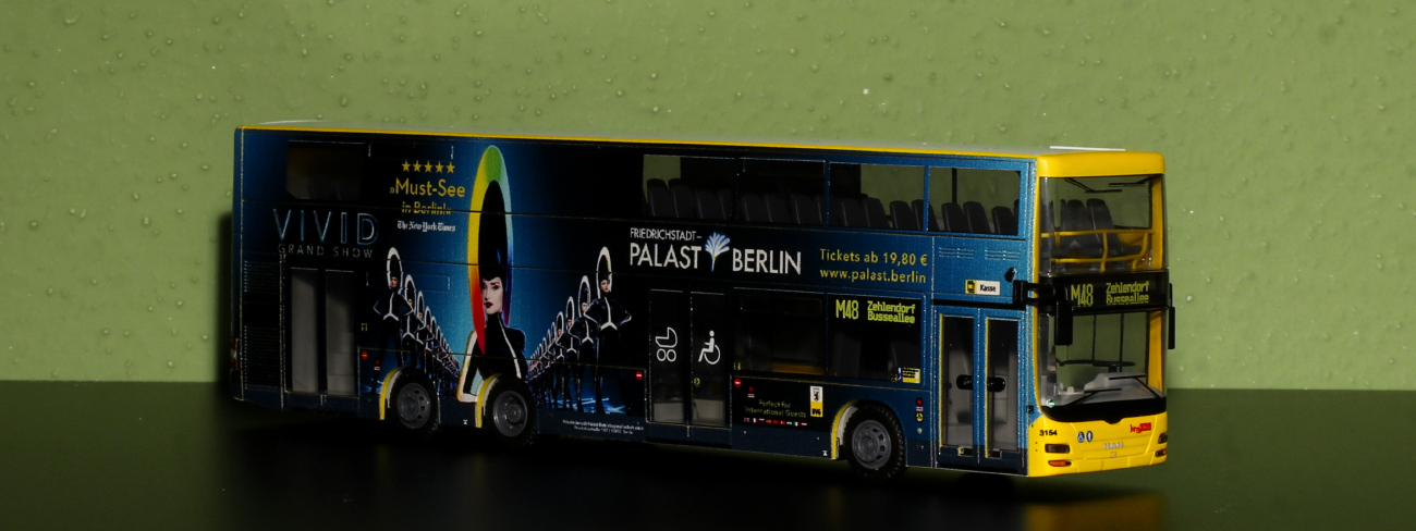 Berlin, MAN A39 Lion's City DD ND313 # 3154; Bus models