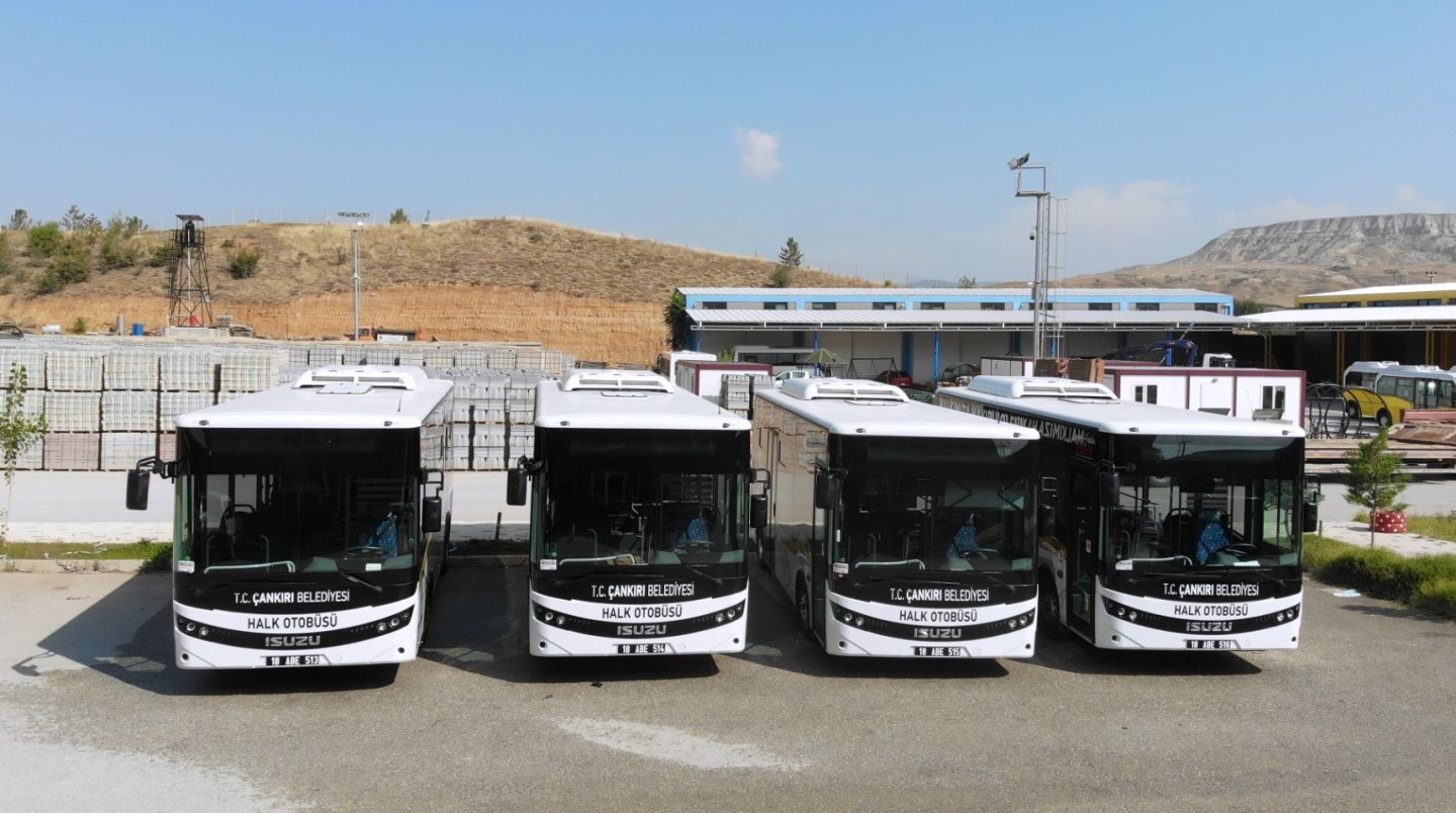 Çankırı, Anadolu Isuzu NovoCiti Life # 18 ABE 513; Çankırı, Anadolu Isuzu NovoCiti Life # 18 ABE 514; Çankırı, Anadolu Isuzu NovoCiti Life # 18 ABE 515; Çankırı, Anadolu Isuzu NovoCiti Life # 18 ABE 516