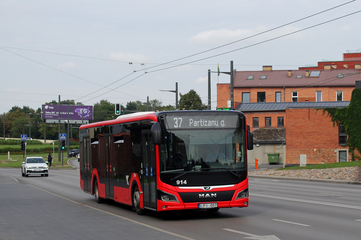 Kaunas, MAN 12C Lion's City NL330 EfficientHybrid Nr. 914