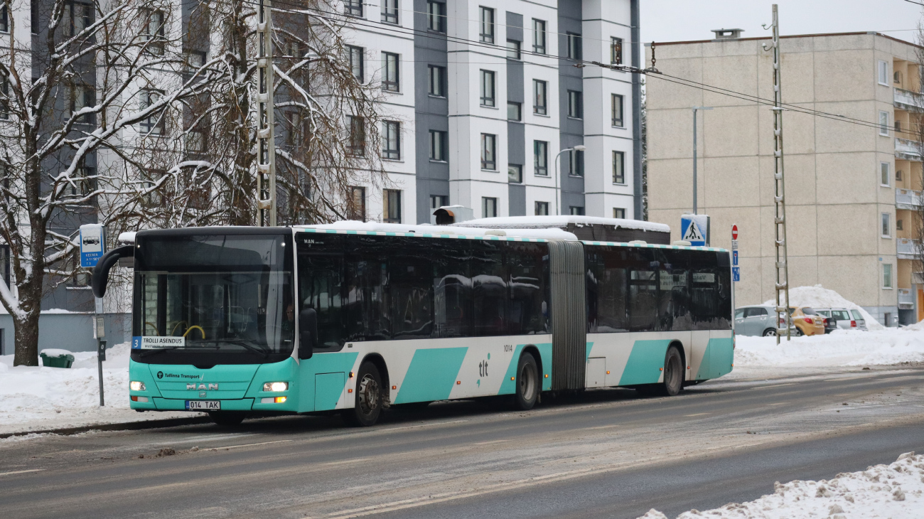 Таллин, MAN A40 Lion's City GL NG323 № 1014