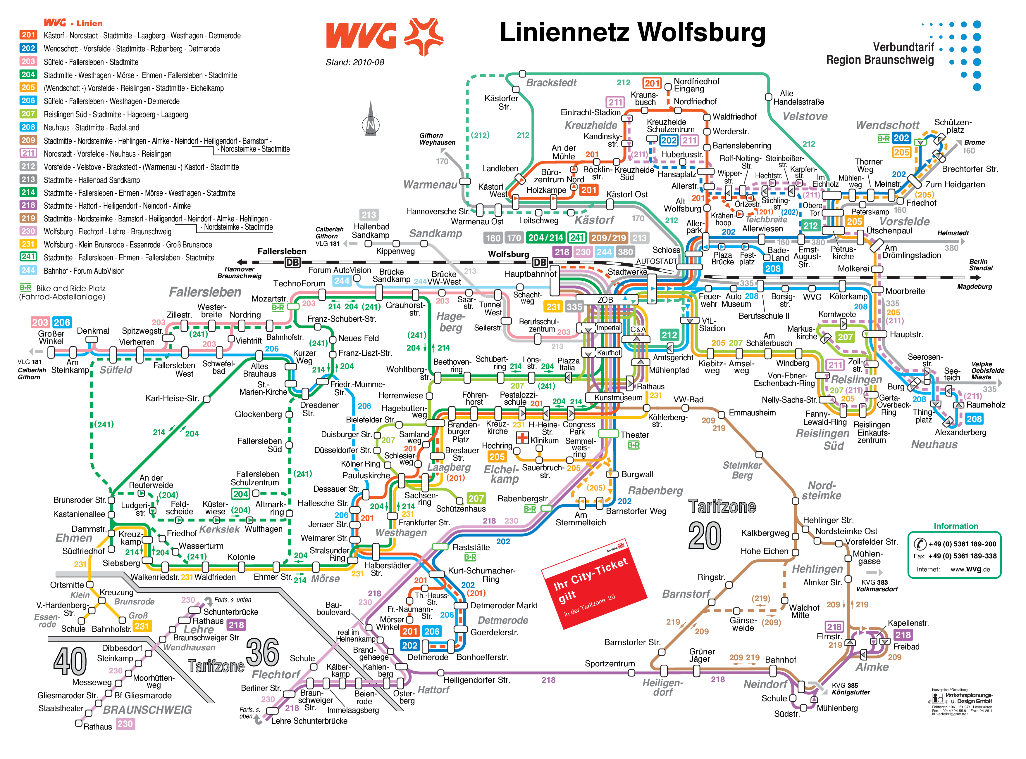 Wolfsburg — Netzpläne