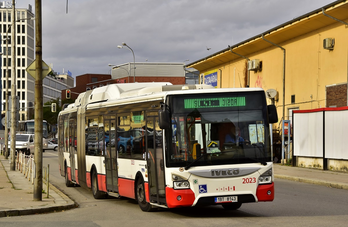 Brno, IVECO Urbanway 18M CNG # 2023