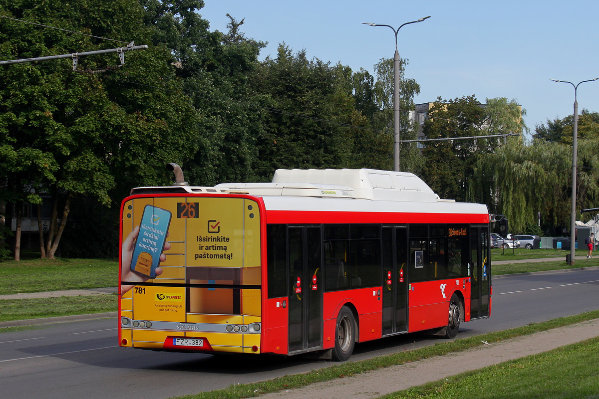 Kaunas, Solaris Urbino III 12 CNG №: 781