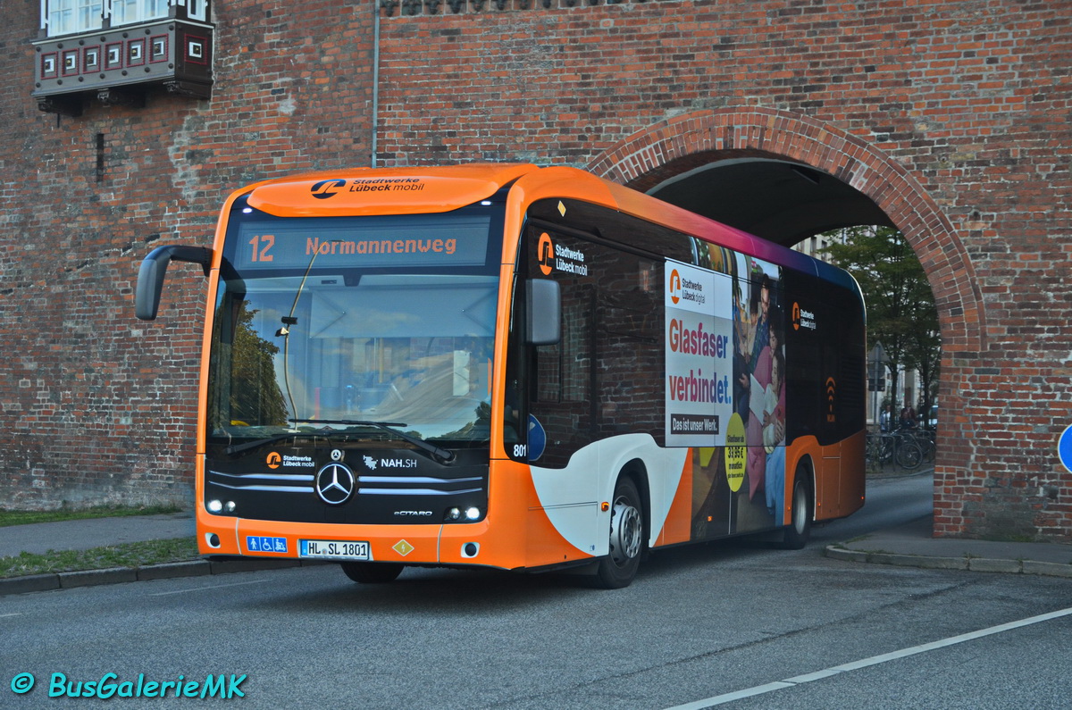 Lübeck, Mercedes-Benz eCitaro # 801