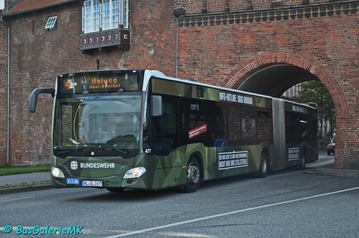 Lübeck, Mercedes-Benz Citaro C2 G № 477
