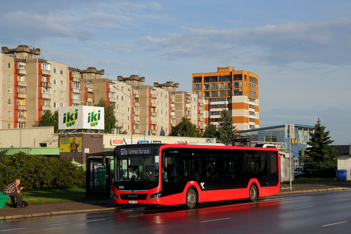 Kaunas, MAN 12C Lion's City NL330 EfficientHybrid # 972