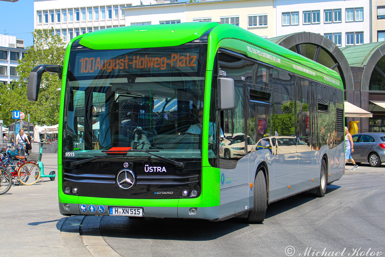 Hannover, Mercedes-Benz eCitaro # 9515
