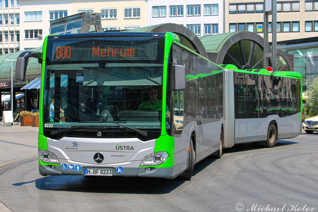 Hannover, Mercedes-Benz Citaro C2 G Hybrid # 8223