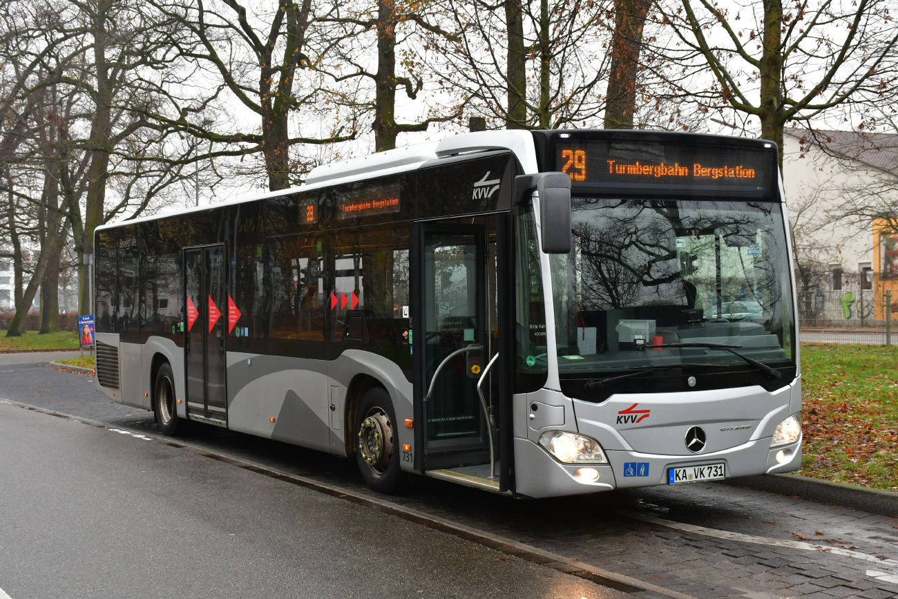 Karlsruhe, Mercedes-Benz Citaro C2 nr. 731