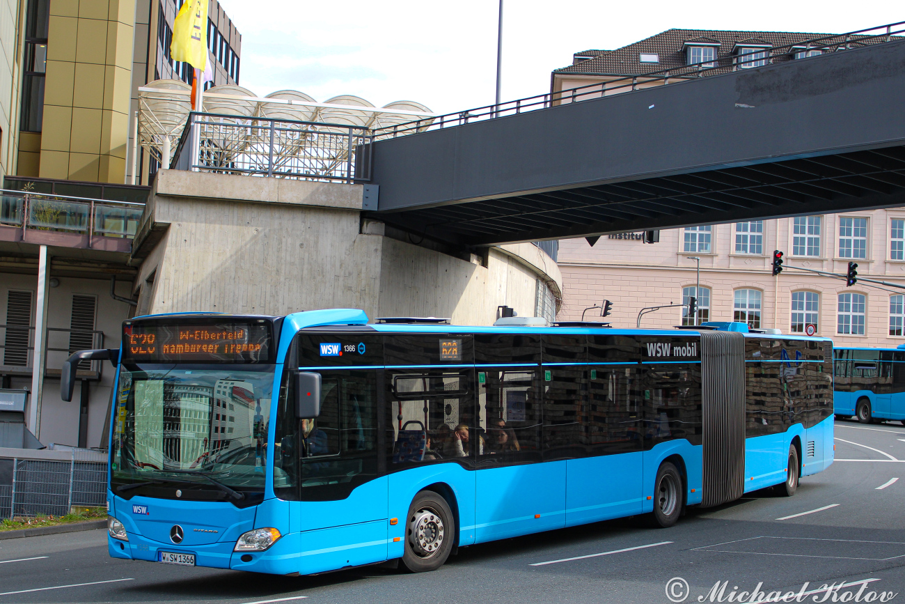 Wuppertal, Mercedes-Benz Citaro C2 G # 1366