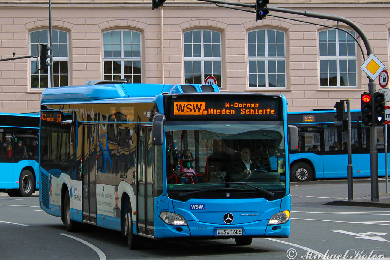 Wuppertal, Mercedes-Benz Citaro C2 LE Nr. 1605