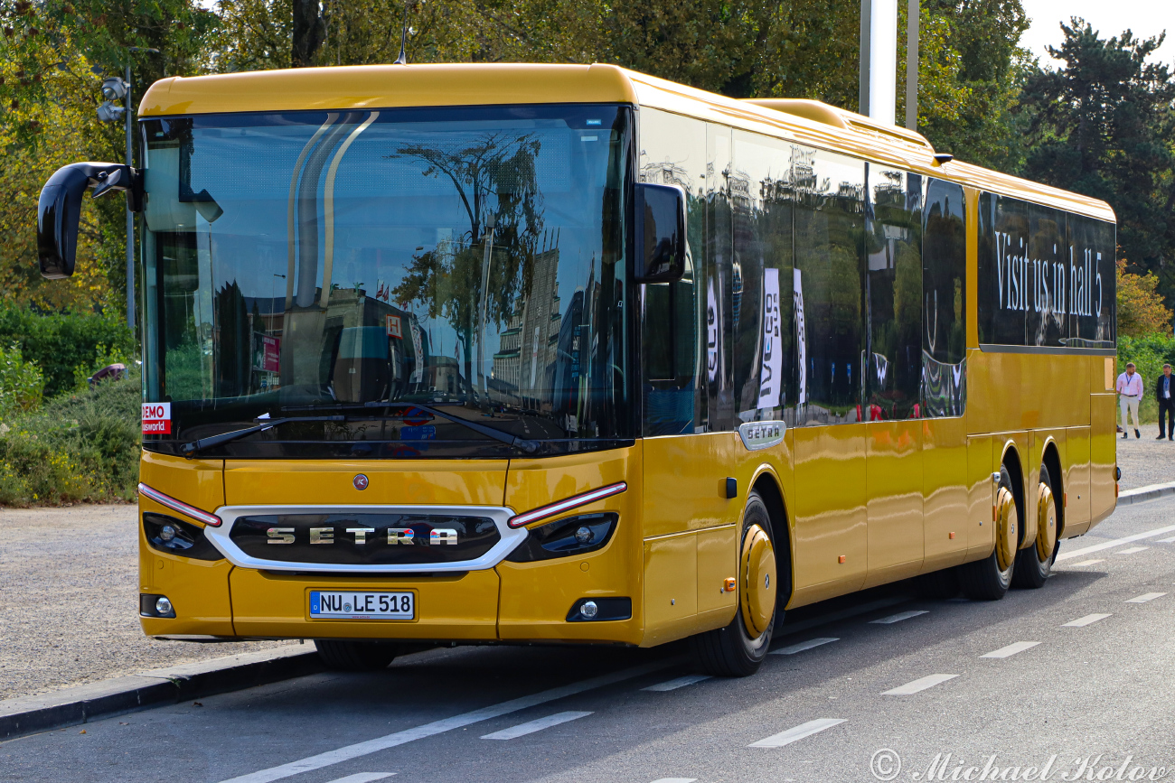 Neu-Ulm, Setra S518LE nr. NU-LE 518; Brussels — Busworld Bruxelles 2023