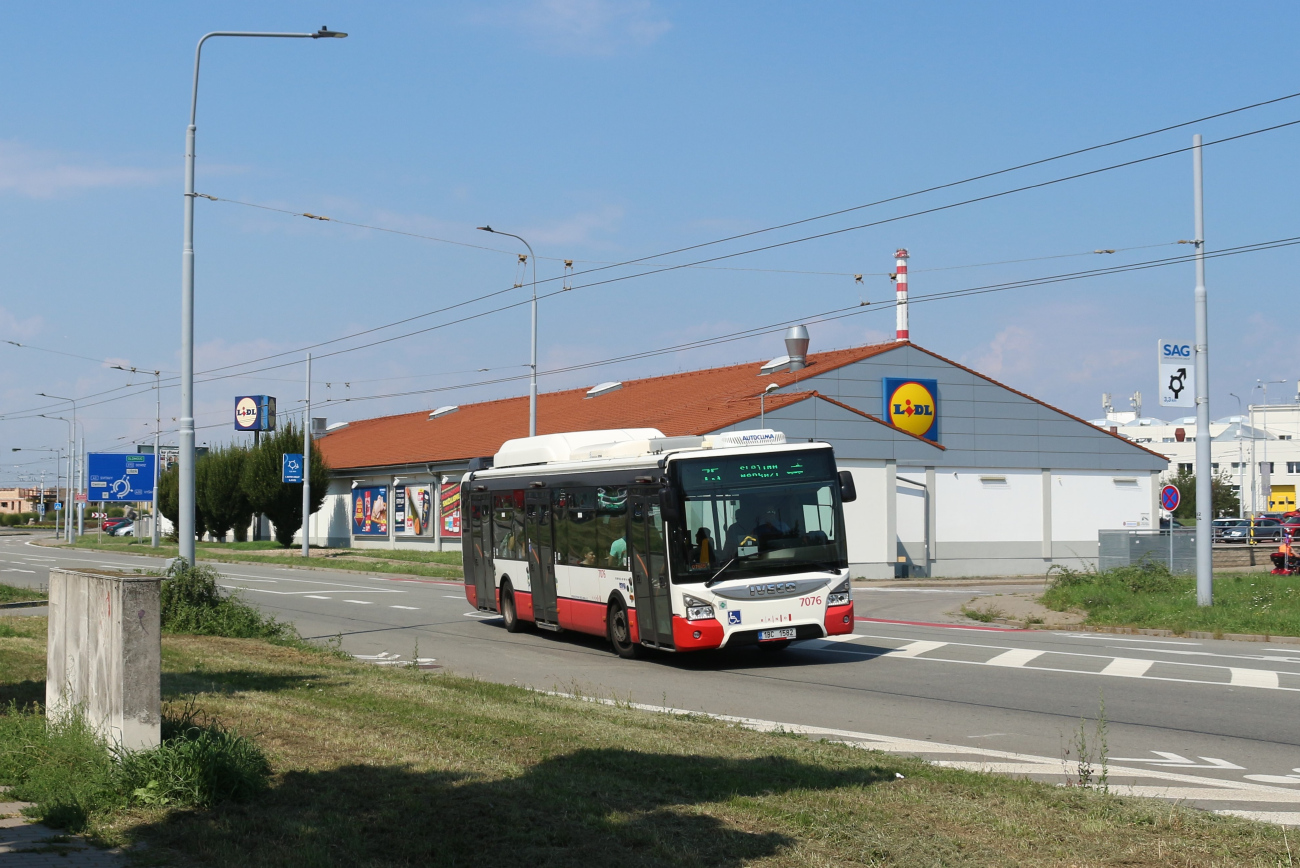 Brno, IVECO Urbanway 12M CNG nr. 7076
