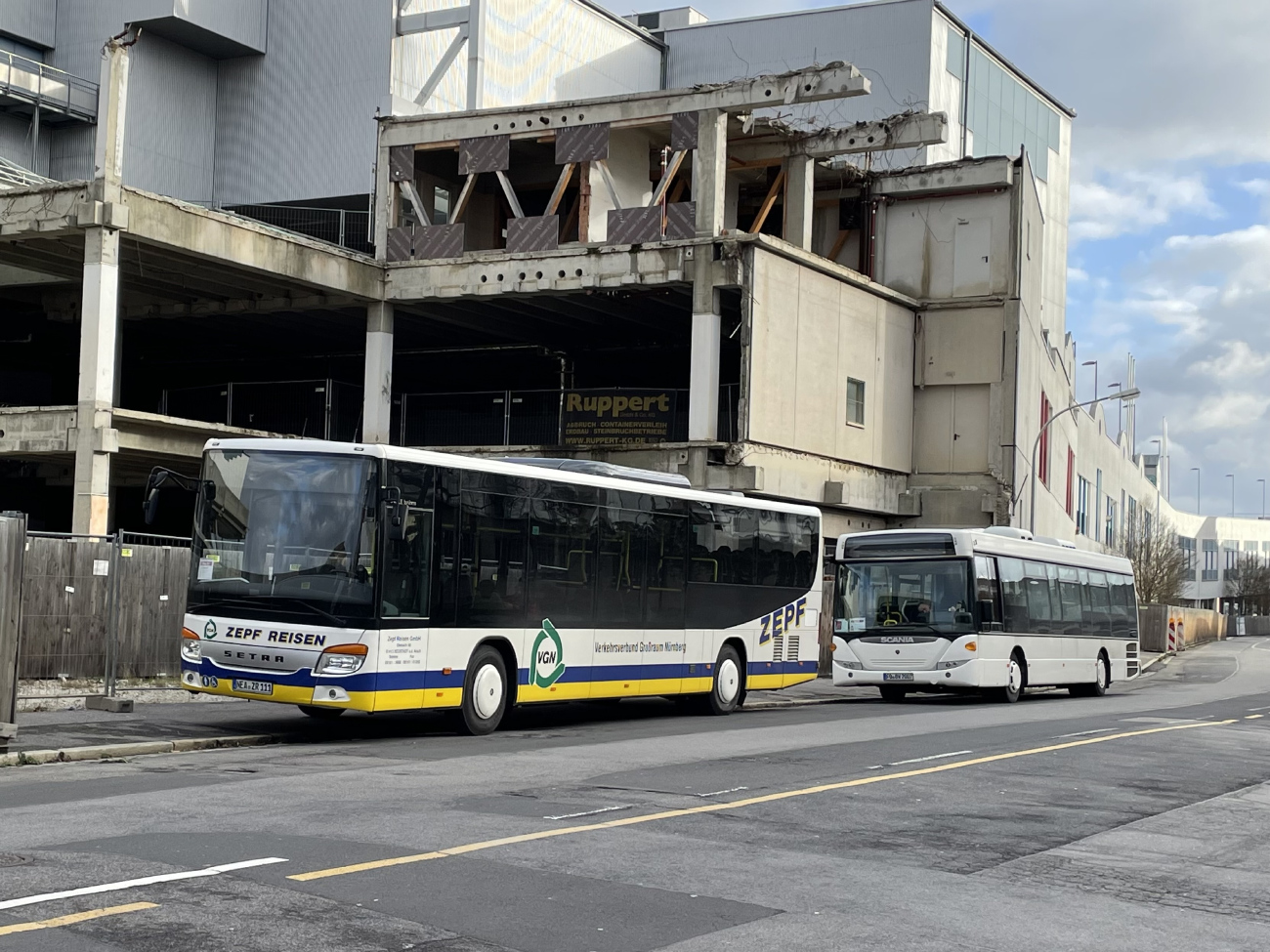 Neustadt an der Aisch, Setra S415LE business # NEA-ZR 111; Bamberg — Schienenersatzverkehr Bamberg — Erlangen — Nürnberg Hbf, 09.12.2023 — 17.12.2023