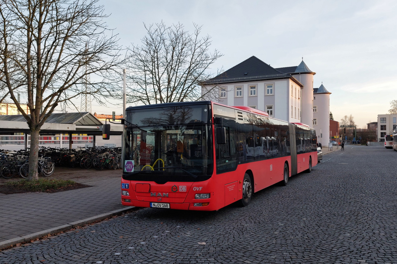 Nuremberg, MAN A23 Lion's City G NG363 # N-OV 168; Bamberg — Schienenersatzverkehr Bamberg — Erlangen — Nürnberg Hbf, 09.12.2023 — 17.12.2023